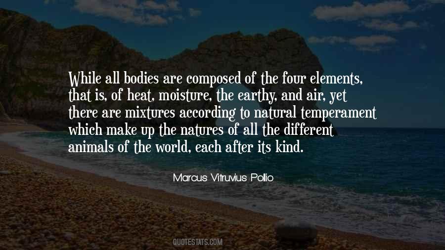 Quotes About Four Elements #891953