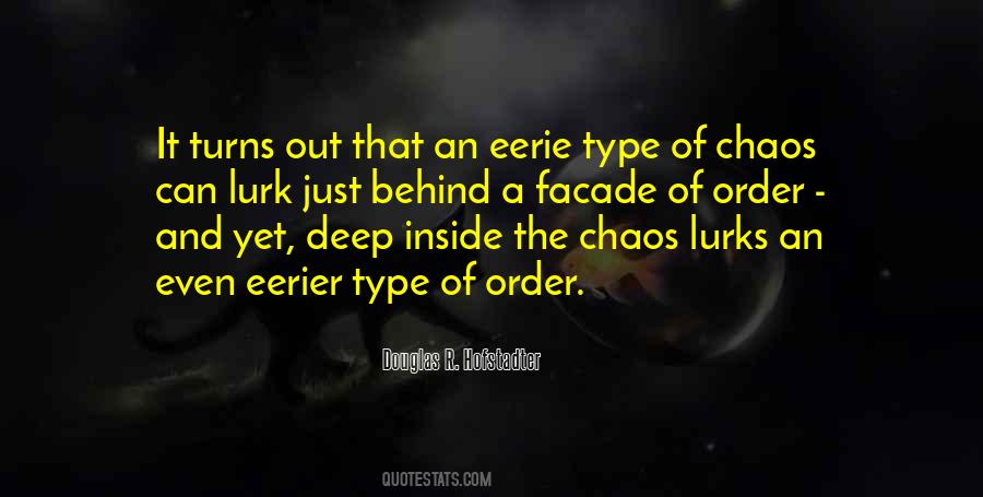 Quotes About Chaos #1601659