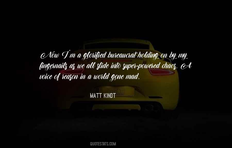 Quotes About Chaos #1681078