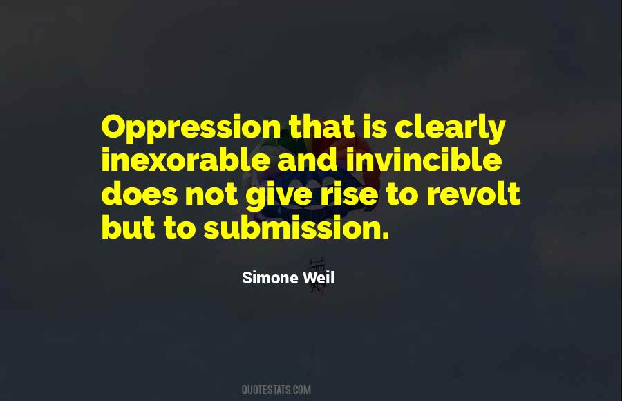 Quotes About Oppression #147714