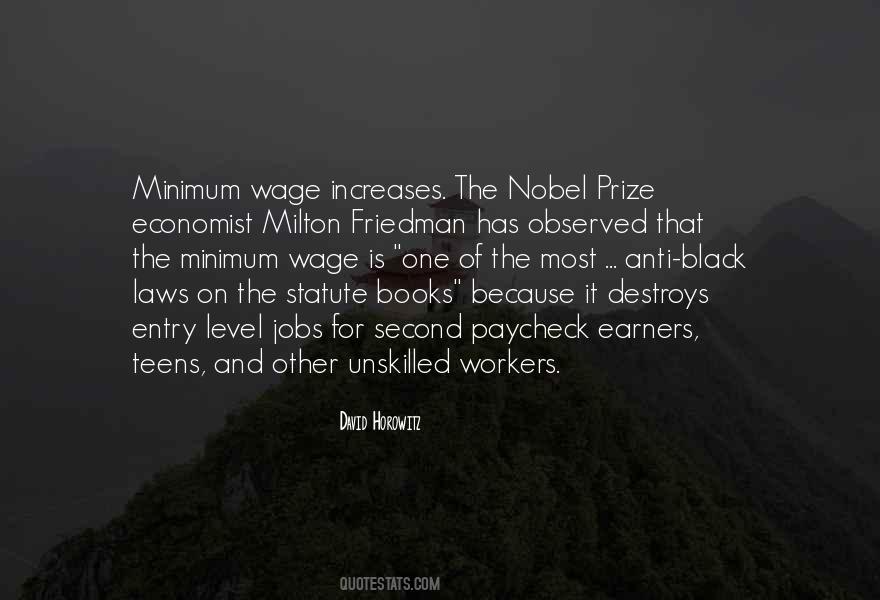 Quotes About The Minimum Wage #1143484