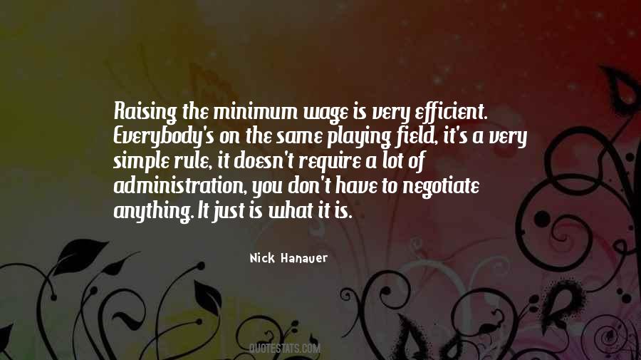 Quotes About The Minimum Wage #941390