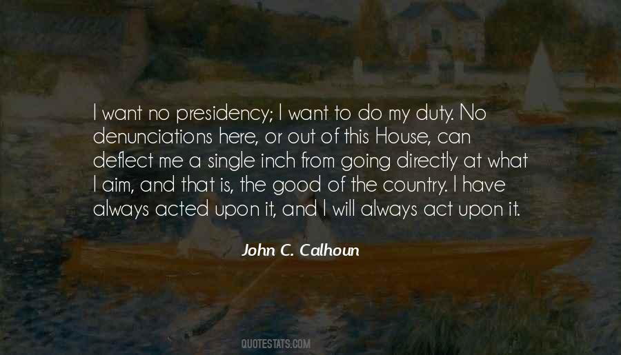Calhoun's Quotes #610193