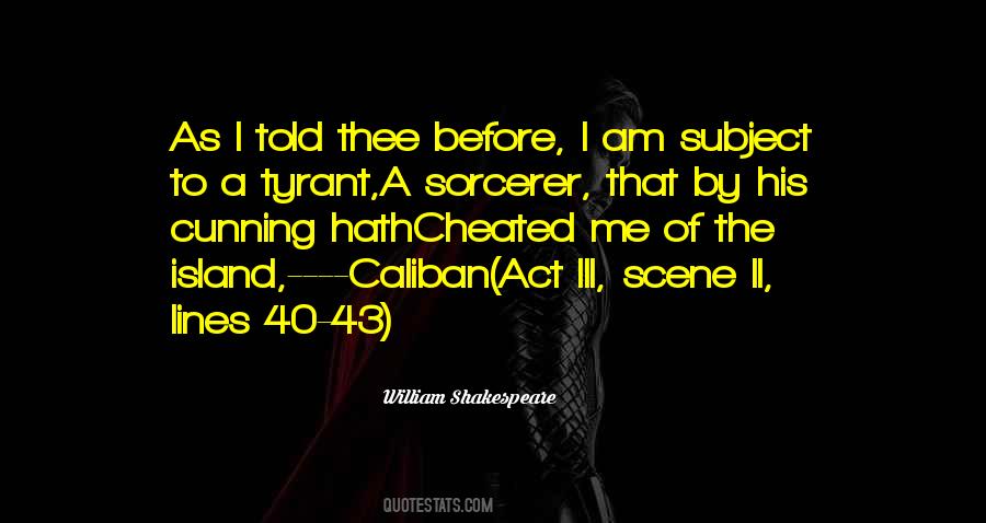 Caliban's Quotes #954884