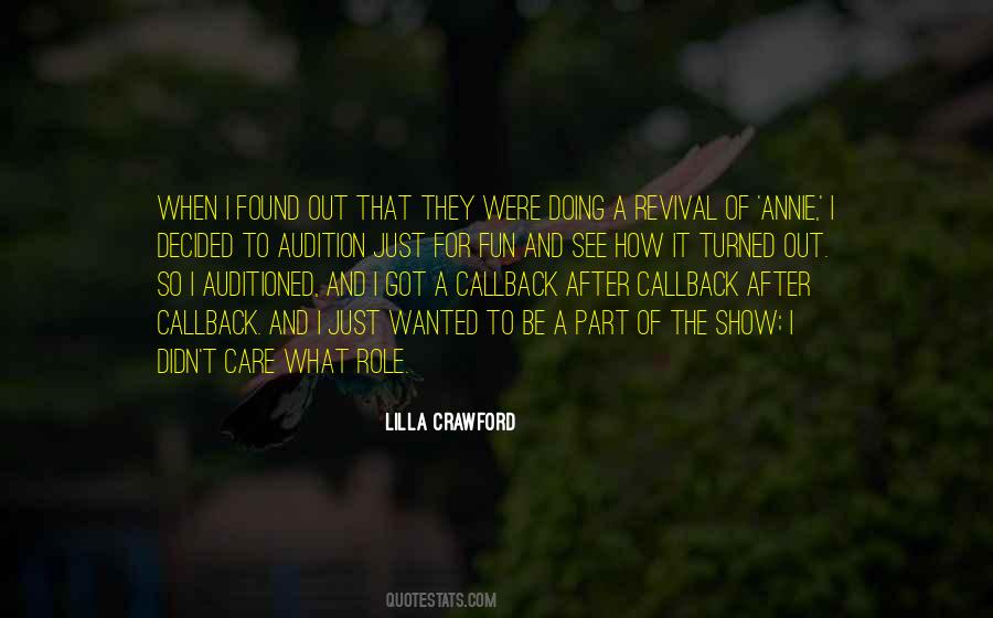 Callback Quotes #423459