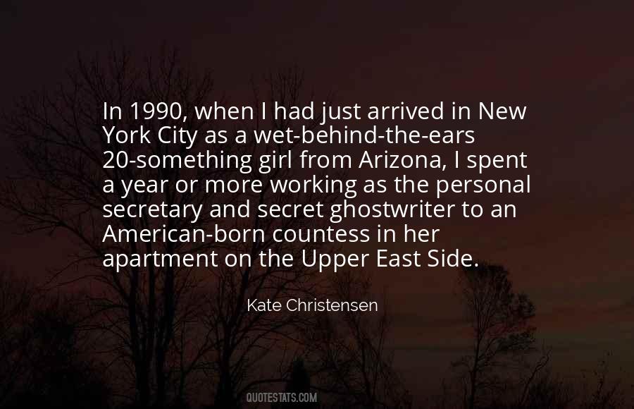 Quotes About Upper East Side #44566