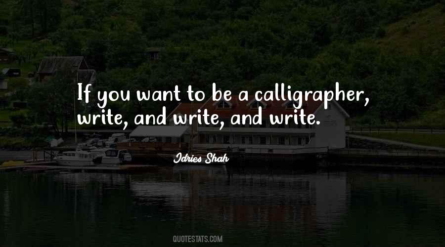 Calligrapher Quotes #351632