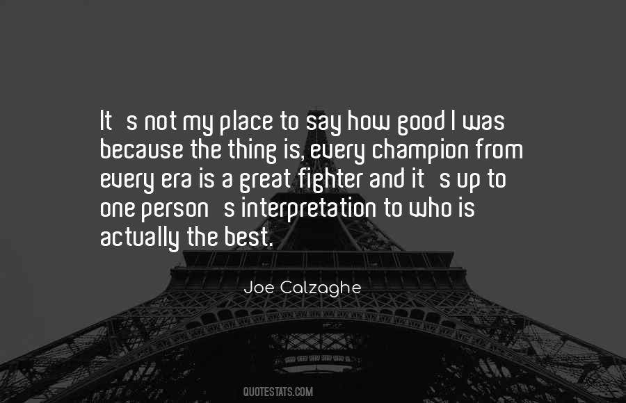 Calzaghe Quotes #1479990