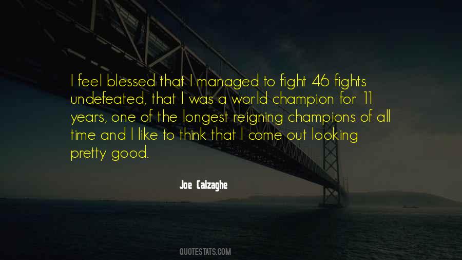 Calzaghe Quotes #373769