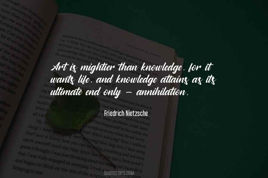 Quotes About Knowledge And Art #707874