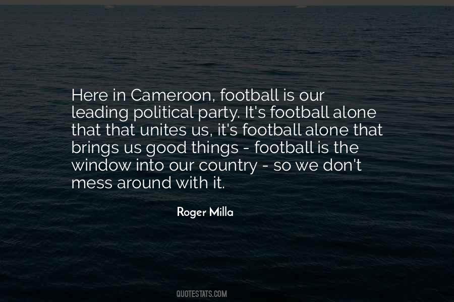 Cameroon's Quotes #4862