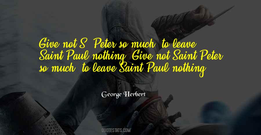 Quotes About Saint Paul #1565604