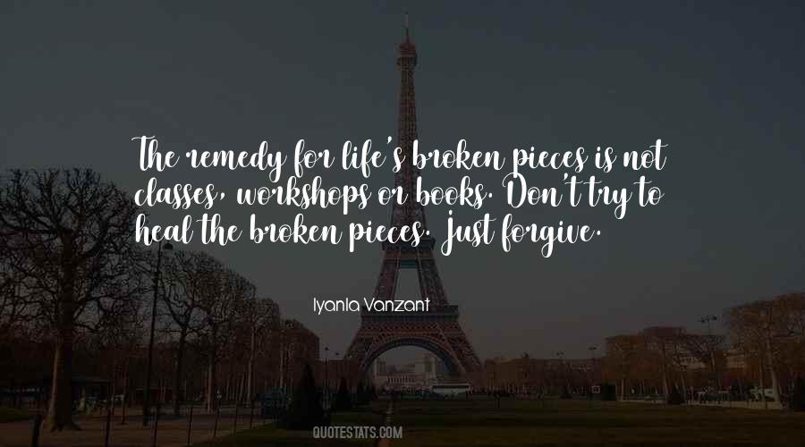 Quotes About Broken Pieces #114796