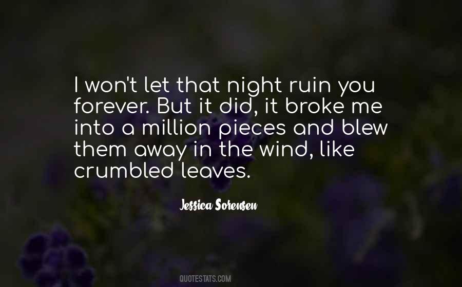 Quotes About Broken Pieces #135570