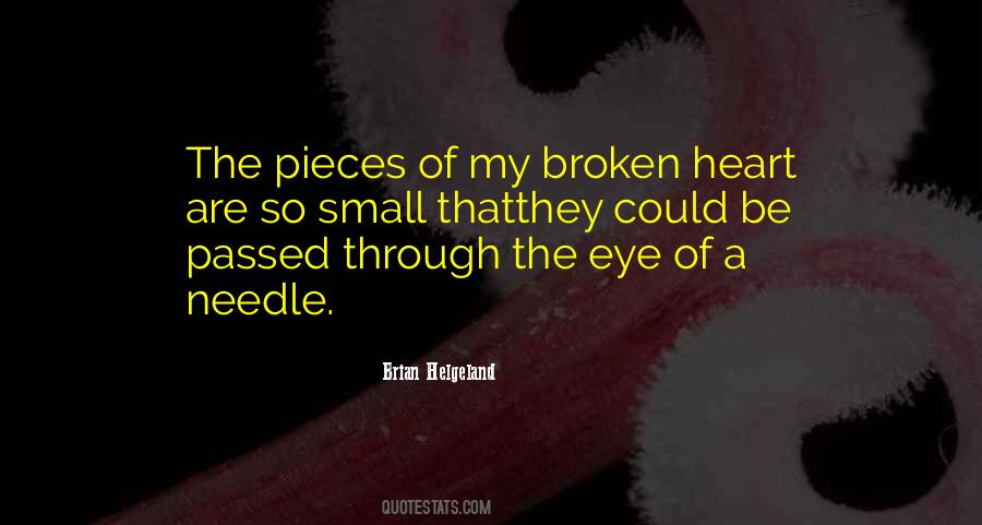 Quotes About Broken Pieces #143041