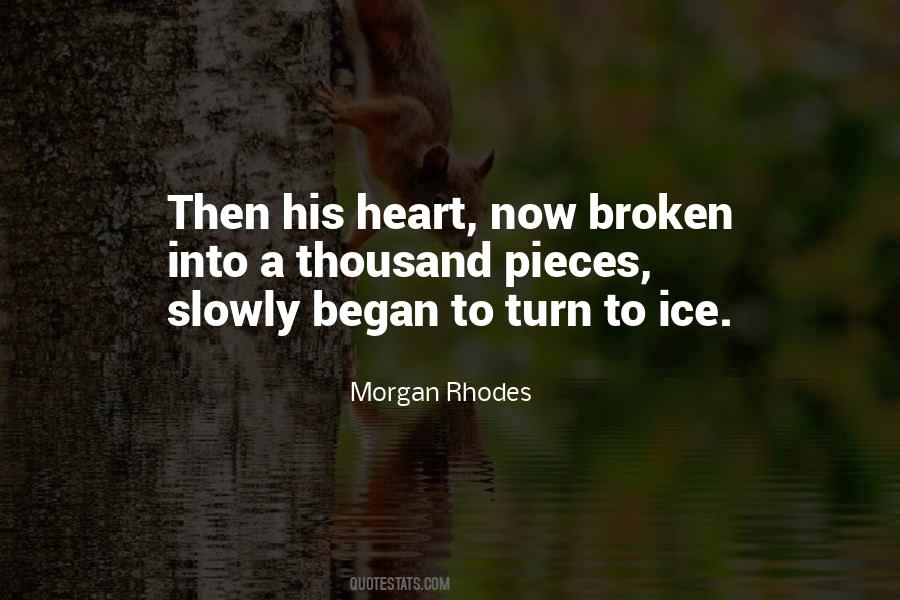 Quotes About Broken Pieces #14526