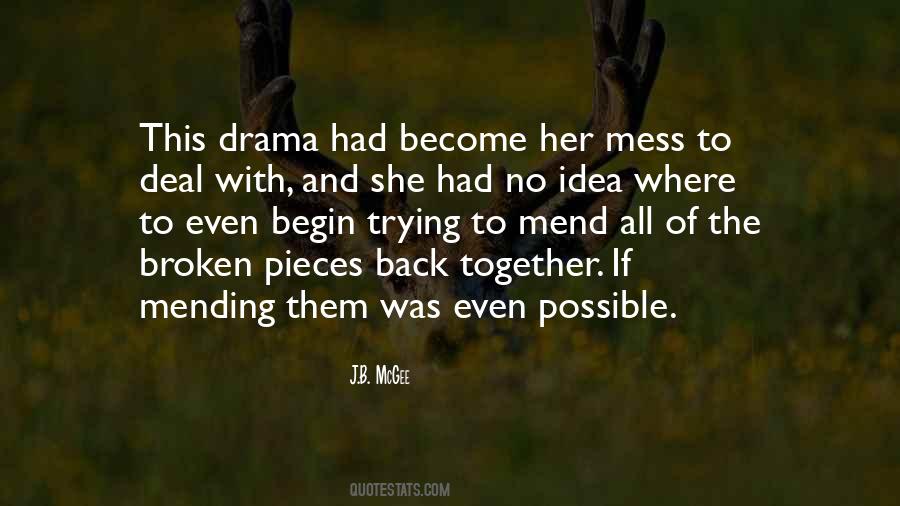 Quotes About Broken Pieces #194828