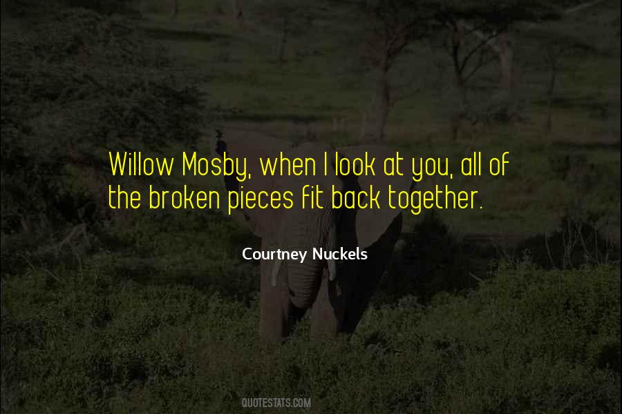 Quotes About Broken Pieces #678721