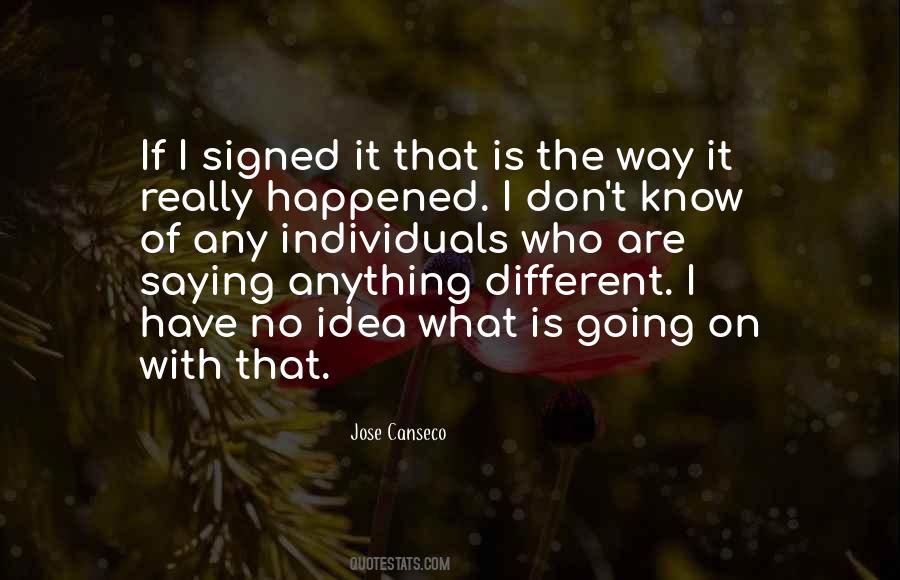 Canseco Quotes #909203