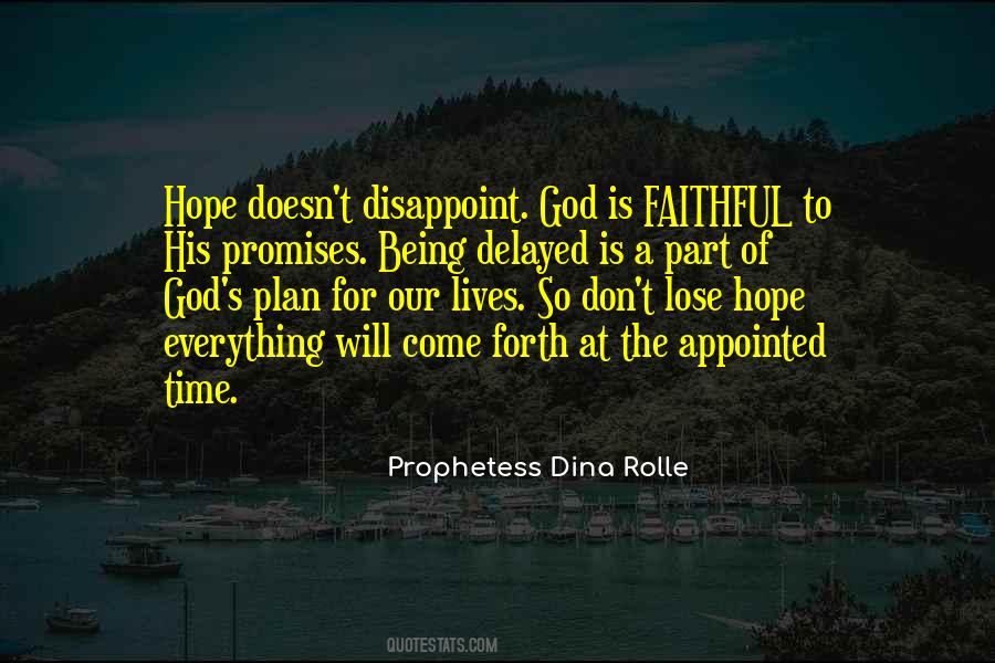 Quotes About God Is Faithful #181603