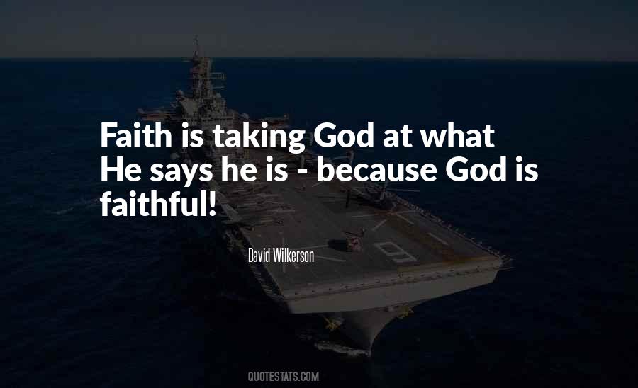 Quotes About God Is Faithful #1855812