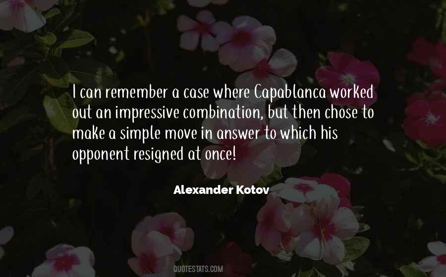 Capablanca's Quotes #32726