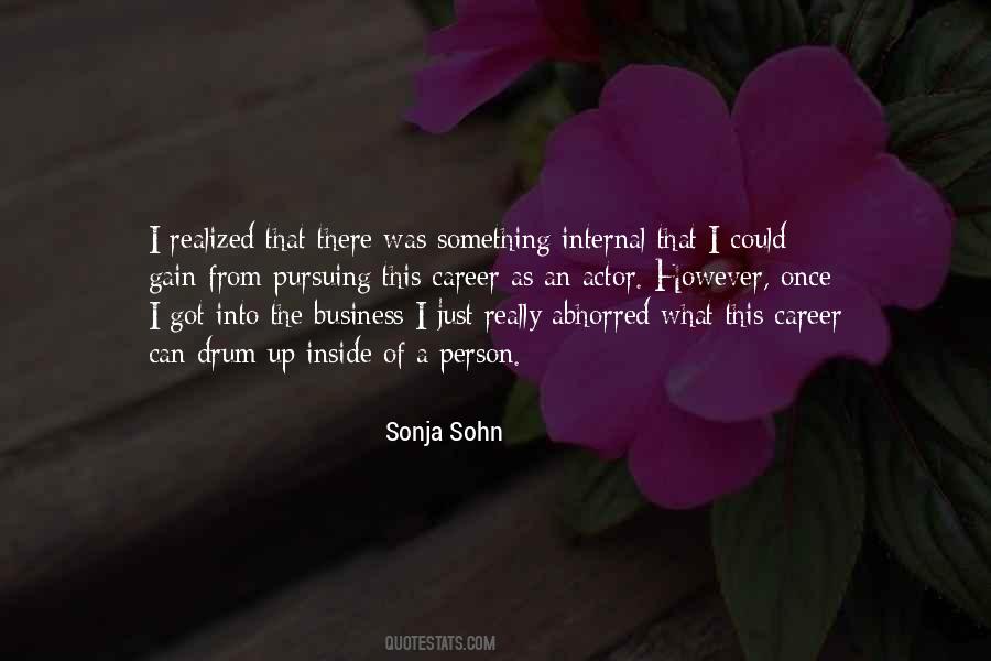 Quotes About Sonja #251679