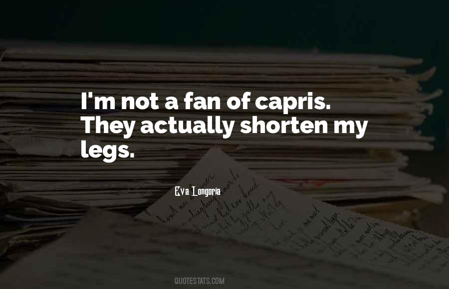 Capris Quotes #1468708