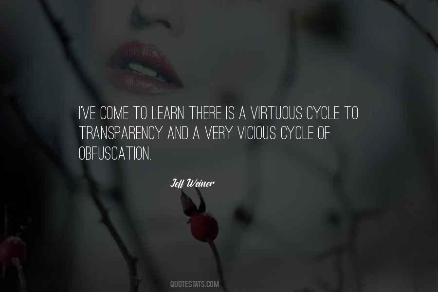 Quotes About Vicious Cycle #162413