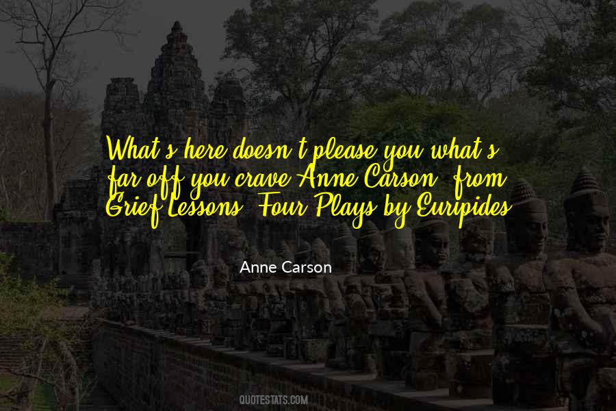 Carson's Quotes #291070