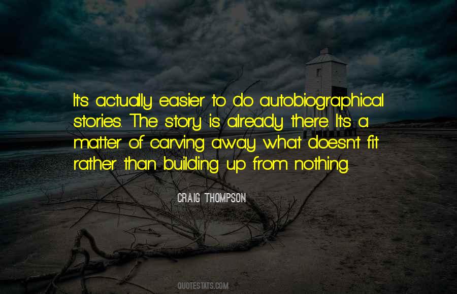 Carving's Quotes #1677414