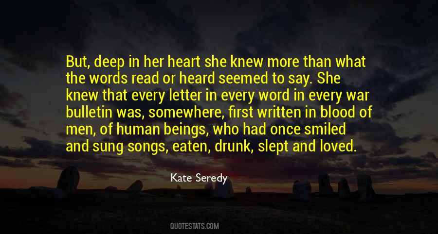 Quotes About Songs Of The Heart #1285752