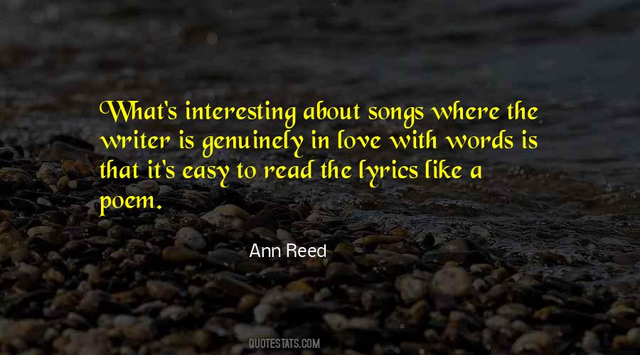 Quotes About Songs Lyrics #1017039