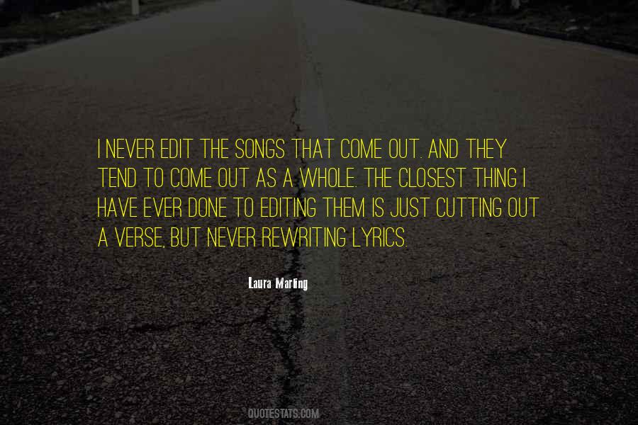 Quotes About Songs Lyrics #1108327
