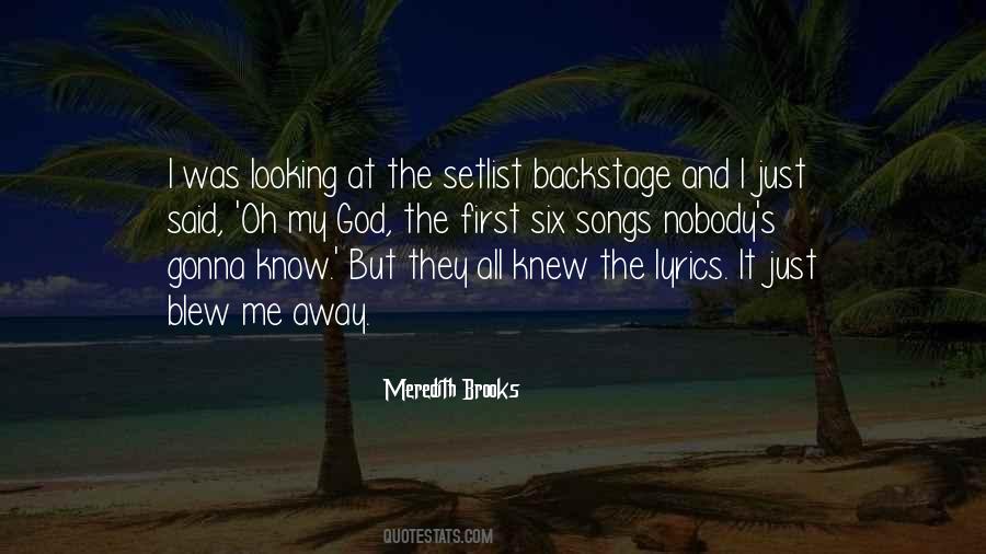 Quotes About Songs Lyrics #1320206