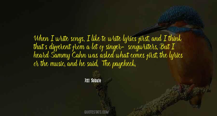 Quotes About Songs Lyrics #1344741