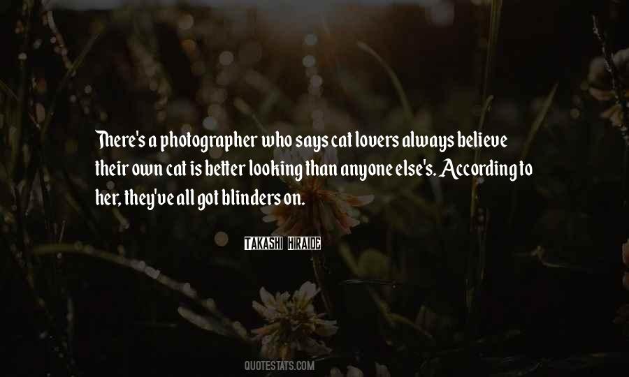 Quotes About Blinders #808934