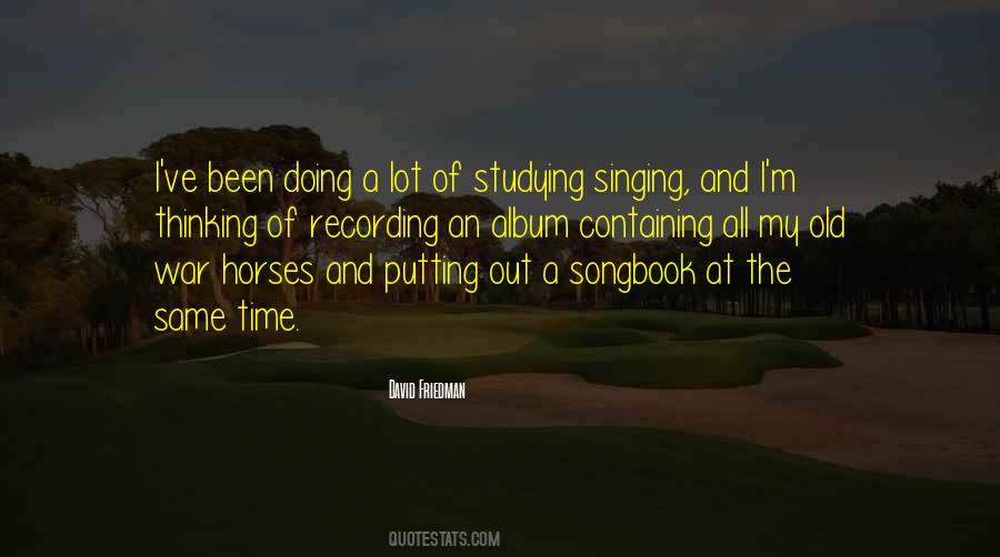 Quotes About Songbook #768857