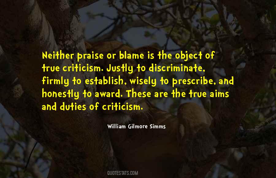 Quotes About Criticism And Praise #610762
