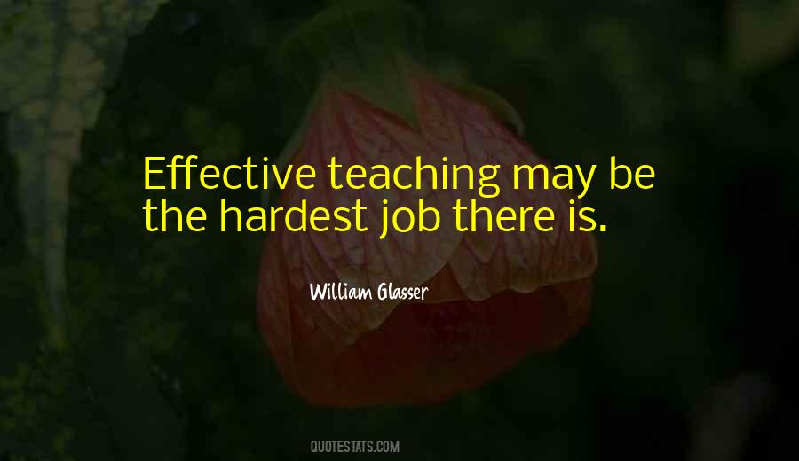Quotes About Effective Teaching #1853627