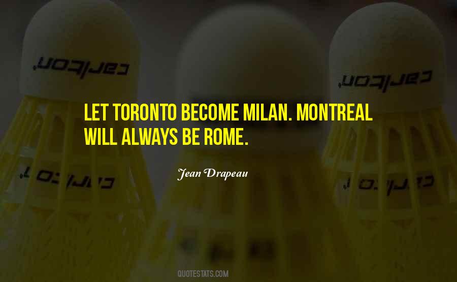 Quotes About Milan #790936