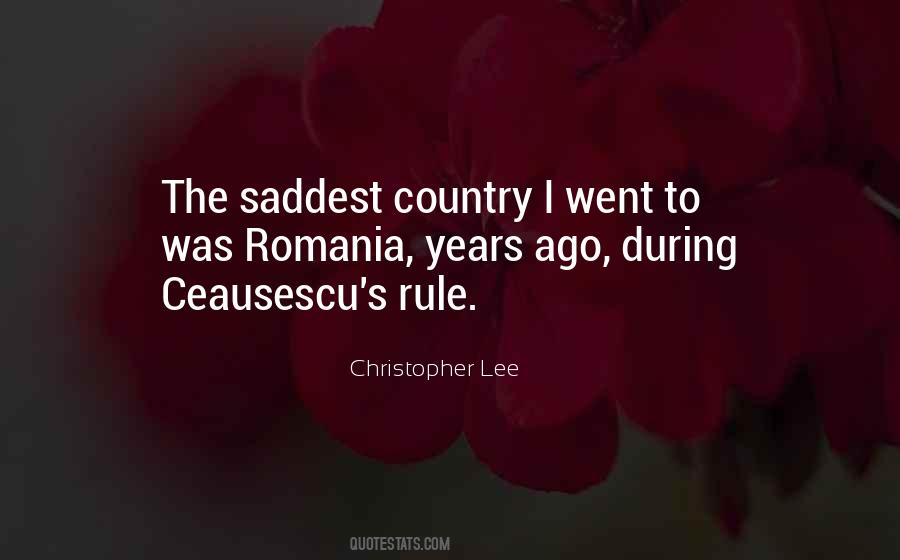 Ceausescu's Quotes #146547