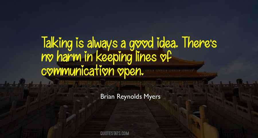 Quotes About Lines Of Communication #1572728