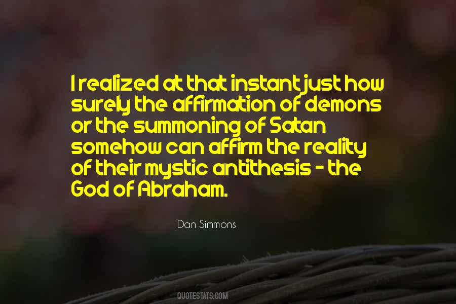 Quotes About Summoning Demons #114092