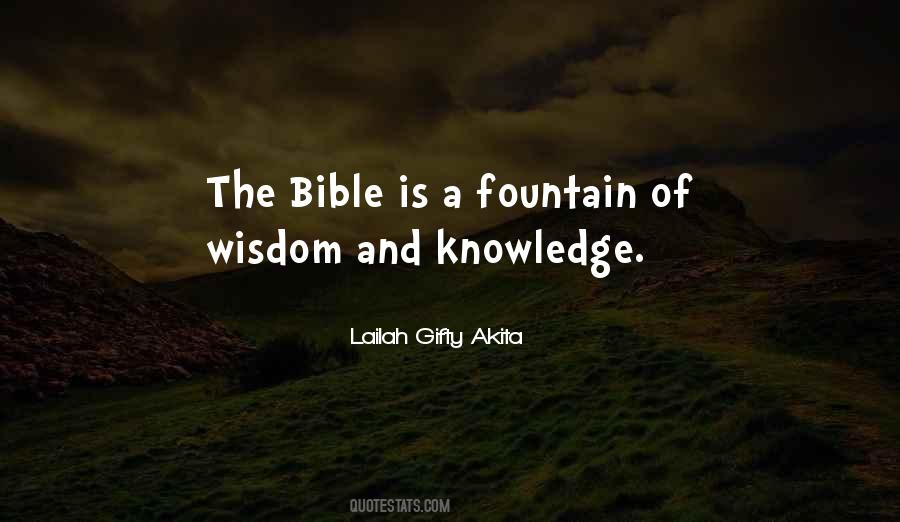 Quotes About Wisdom Bible #210215
