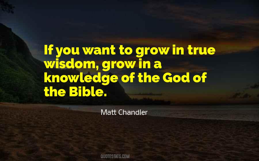 Quotes About Wisdom Bible #478546