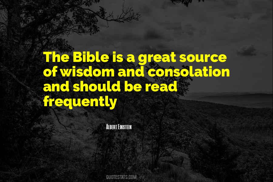 Quotes About Wisdom Bible #562500