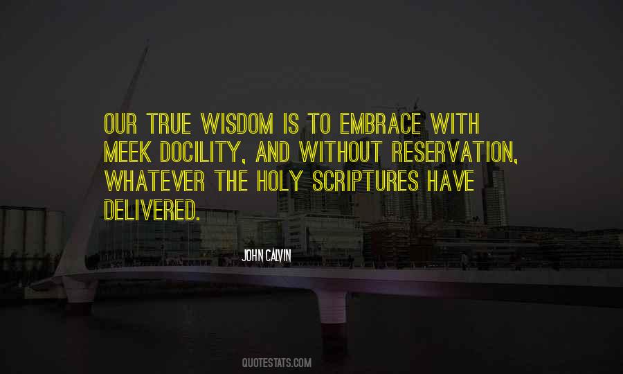 Quotes About Wisdom Bible #96410