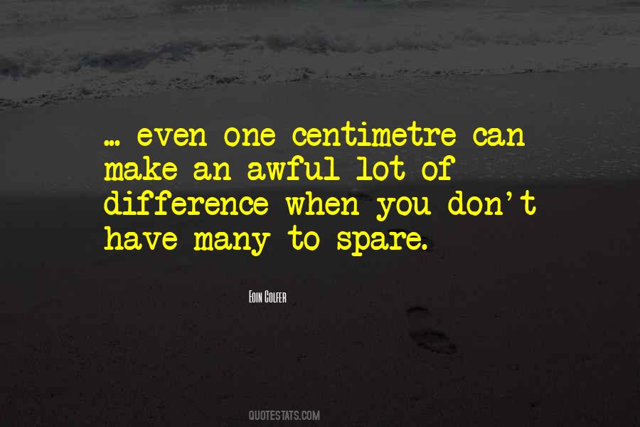 Centimetre Quotes #1585027