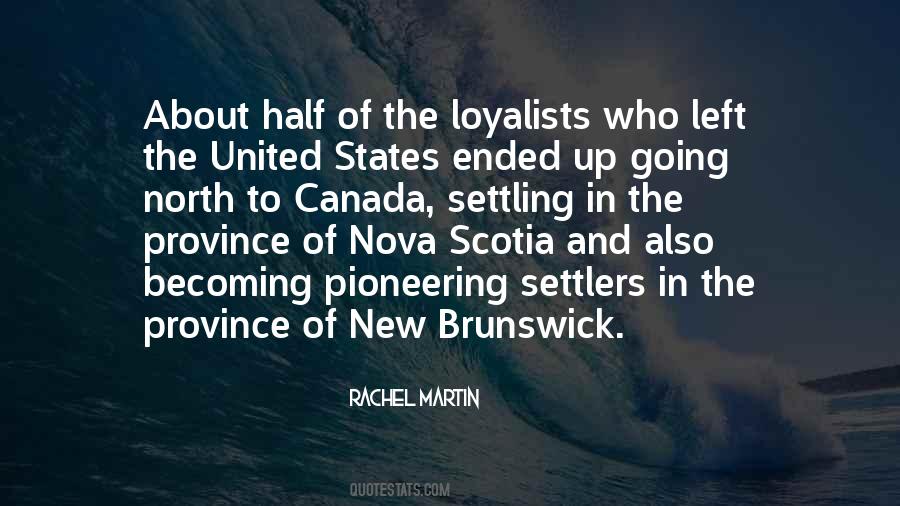 Quotes About Nova Scotia #1240349